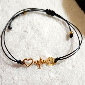 Heartbeat Paw bracelet